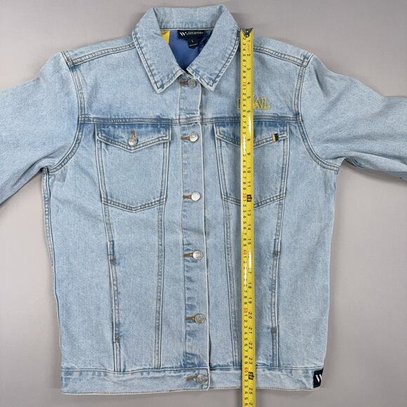 The Wild Collective Real Salt Lake MLS Women’s Denim Jacket Size Large NWT - Picture 12 of 16
